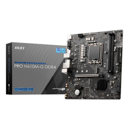 [MSI_PRO H610M-G DDR4] Tarjeta Madre MSI Micro-ATX PRO H610M-G DDR4, S-1700