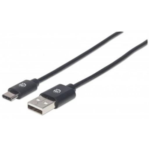 [MANHATTAN_354929] Cable para Dispositivos USB C Manhattan 2 M.