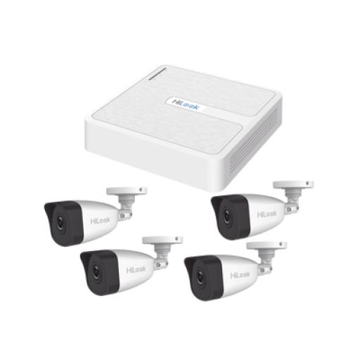 [HIKVISIONDIGITALTECHNOLOGY_KIP4MP/4B] Hikvision Digital Technology Kit IP 4 Megapixel / NVR de 4 Canales con 4 Puertos PoE / 4 Cámaras IP Bala para Exterior