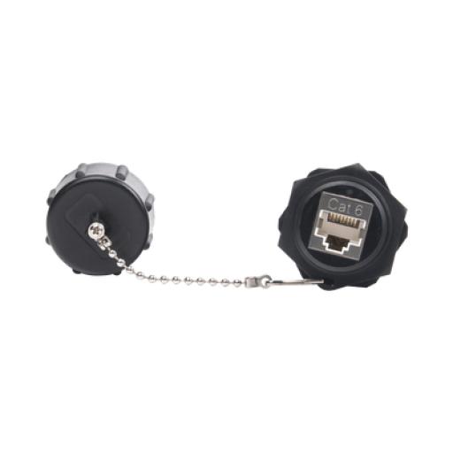 [LINKEDPROBYEPCOM_LP-C6WP-CP] LINKEDPRO BY EPCOM Acoplador Industrial RJ45-RJ45 Categoría 6 Blindado IP67 (Waterproof)