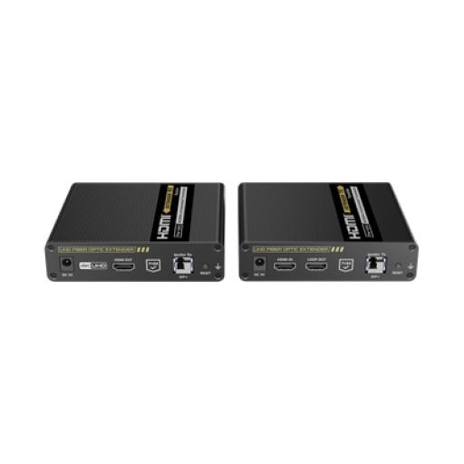 [EPCOM_TT993] Epcom Kit Extensor HDMI por FIBRA ÓPTICA 10G a 40 Km / Resolución 4K@60Hz/ Monomodo (SMF) / IPCOLOR PIXEL / Cero Latencia/ Sin Comprimir / S/PDIF / ARC / RS-232 / Salida Loop / Transceptores Ópticos (GBIC) Incluidos / IR bidireccional.
