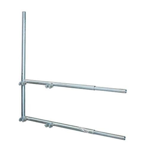 [SYSCOMTOWERS_SBL-30] SYSCOM TOWERS Brazo tipo "F" para tramos STZ-30, galvanizado por electrólisis.
