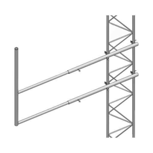 [SYSCOMTOWERS_SBL-30] SYSCOM TOWERS Brazo tipo "F" para tramos STZ-30, galvanizado por electrólisis.