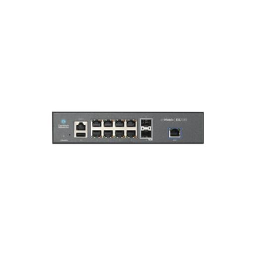 [CAMBIUMNETWORKS_MX-EX2010XXA-U] Cambium Networks Switch inteligente cnMatrix EX2010 capa 3 de 13 puertos (8 Ethernet Gigabit, 2 SFP, 1 consola, 1 MNGMT, 1 USB) administración desde la Nube