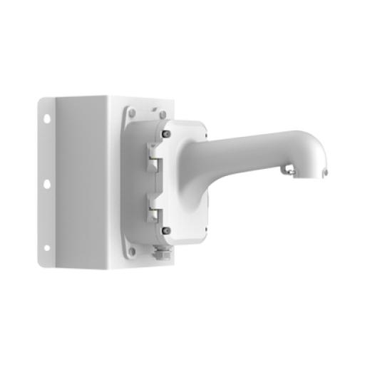 [HIKVISIONDIGITALTECHNOLOGY_DS-1604ZJ-BOX-CORNER] Hikvision Digital Technology Montaje de Esquina con Caja de Conexión para Domos PTZ epcom y HIKVISION / Fabricado con Aleación de Aluminio y Acero