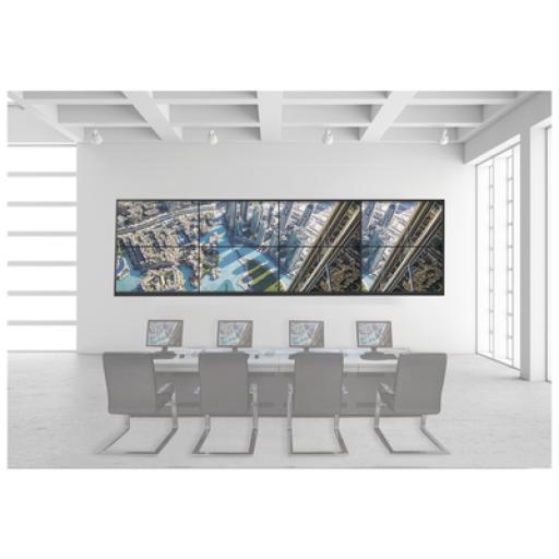 [HIKVISIONDIGITALTECHNOLOGY_DS-VW4X2LUY55/WM] Hikvision Digital Technology Kit Videowall 4x2 / Incluye 8 Pantallas de 55" / Decoder / Base de Pared