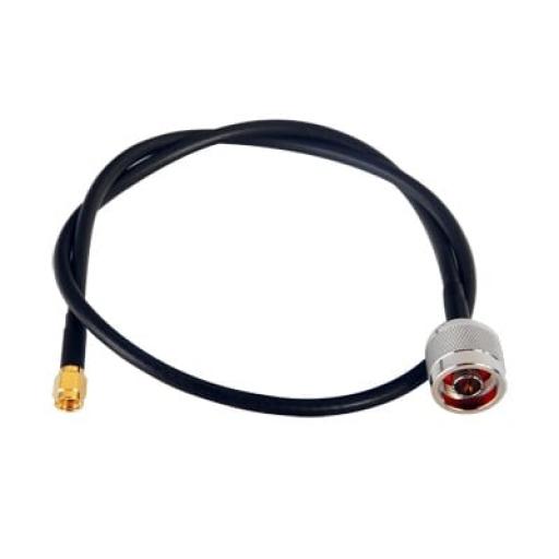 [EPCOM_SN-58U-SMAI-60] Epcom Jumper de 60 cm con Cable RG-58U-SYS, Conectores N Macho a SMA Macho Inverso.