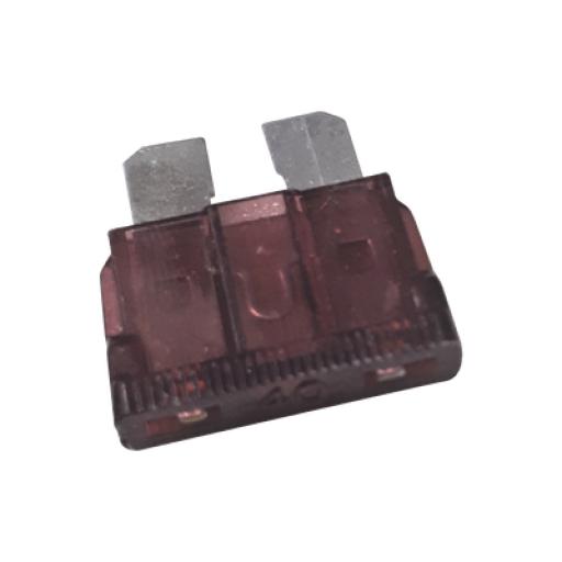 [SYSCOM_FUSIBLE40AMP] Syscom Fusible tipo Automotriz Guinda de 40 Amperes. 