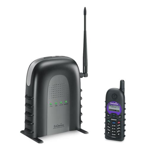 [ENGENIUS_DURAFON-SIP] EnGenius Sistema Telefónico IP de Largo Alcance / Hasta 23000 m² en Almacenes / Hasta 12 km² en Granjas o Ranchos / 12 Pisos de Penetración / Función de Radio de 2 Vías/ Hasta 10 cuentas SIP