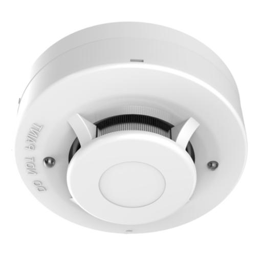 [HIKVISIONDIGITALTECHNOLOGY_DS-PDSMK-4BAR] Hikvision Digital Technology Detector de Humo Fotoeléctrico No Direccionable de 4 Hilos / Soporta Funcionalidad Autónoma (Buzzer Integrado) / Indicadores LED 