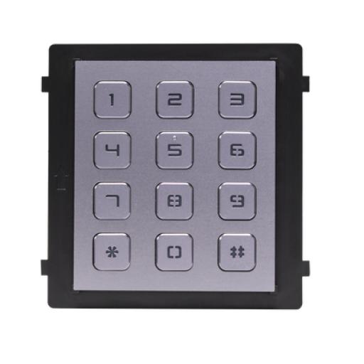 [HIKVISIONDIGITALTECHNOLOGY_DS-KD-KP] Hikvision Digital Technology Módulo de Teclado para Frente de Calle  Modular / Desbloqueo de Puerta Mediante Código / Llamada a monitor.