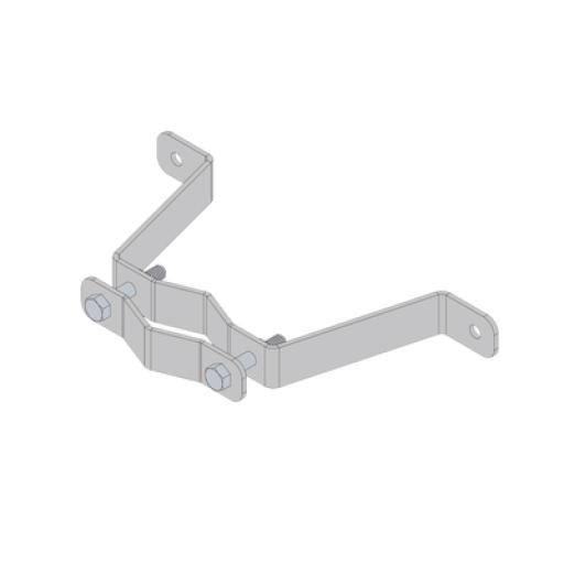 [SYSCOMTOWERS_SMRP-HL1] SYSCOM TOWERS Herraje de Pared Liviano (1 pza) para Sujeción de Mástil  1" a 1-3/4".