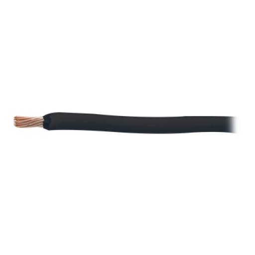 [INDIANA_SLY-316-BLK/100] Indiana Cable Eléctrico 16 awg  color negro, Conductor de cobre suave cableado. Aislamiento de PVC, auto-extinguible.BOBINA de 100 MTS