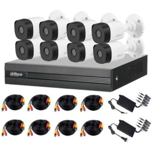 [DAHUA_DH-KIT/XVR1B08-I/8-B1A21N-0360B] Dahua KIT DAHUA DE 8 CAN 2 MPX/WIZSENSE/IA/ H.265+/ 8 CAM B1A21 2 MPX (DH-KIT/XVR1B08-I/8-B1A21N-0360B)