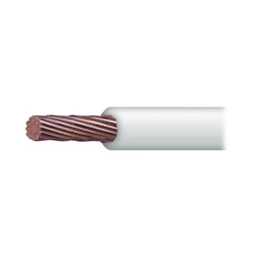 [INDIANA_SLY-328-WHT/100] Indiana Cable Eléctrico 18 awg  color blanco, Conductor de cobre suave. Aislamiento de PVC, auto-extinguible. BOBINA de 100 MTS