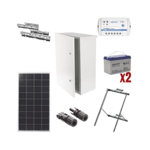 [EPCOM_PLRAD-FV] Epcom Kit de energía solar de 12 Vcc para alimentar radar de velocidad X-RADAR1