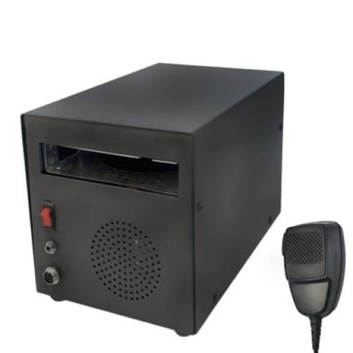 [SYSCOM_SPS-80] Syscom Kit para Estación Base SYSCOM, incluye fuente de poder, gabinete (G051), micrófono y bocina