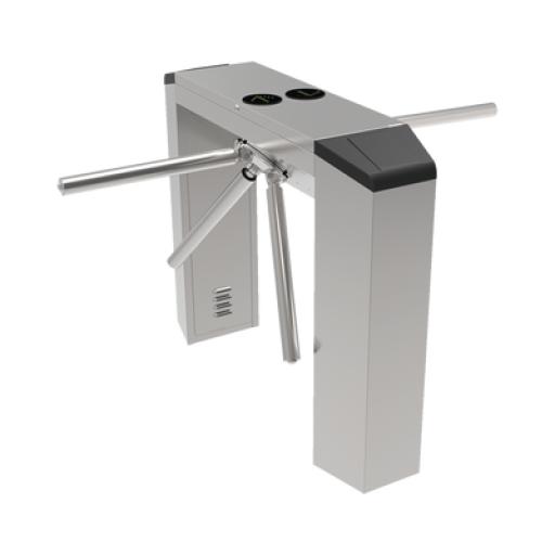 [ACCESSPRO_AP2002HD] AccessPRO Torniquete Industrial en Acero Inoxidable, Bidireccional, Espacio para Lectora de Proximidad