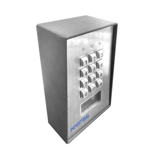 [EPCOM_PRO-KEYPAD-3V2] Epcom Teclado Exterior/Interior Antivandálico, 3 Relevadores, Salida Wiegand, 1200 Usuarios, Lector de Proximidad