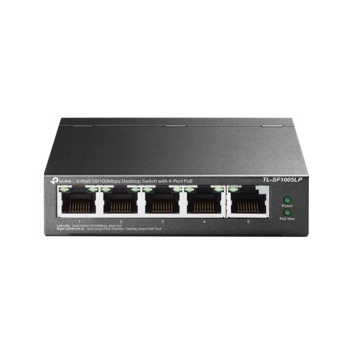 [TPLINK_TL-SF1005LP] TPLINK SWITCHPOETPLINKDE5PUERTOS10/100MBPS/POE4PUERTOS/TL-SF1005LP