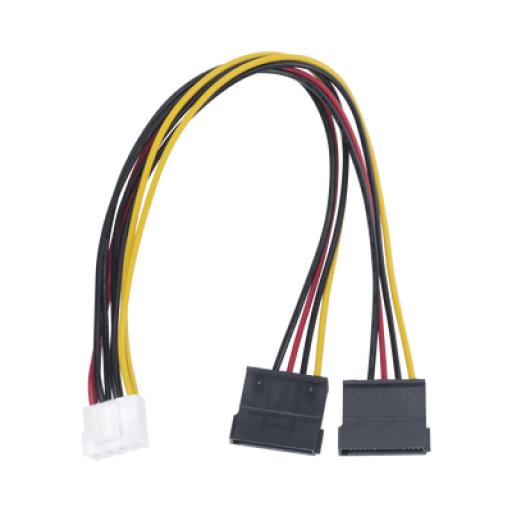 [HIKVISIONDIGITALTECHNOLOGY_101-502-385] Hikvision Digital Technology Cable Doble de Corriente SATA / Compatible con DVR's epcom / HIKVISION / 25 cms de Longitud