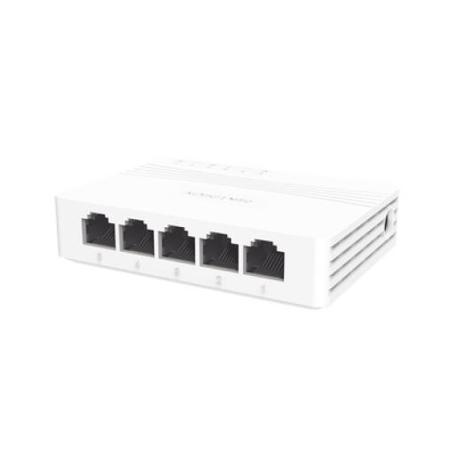 [HIKVISIONDIGITALTECHNOLOGY_DS-3E0505D-E] Hikvision Digital Technology Switch Gigabit No Administrable de Escritorio con 5 puertos 10 / 100 / 1000 Mbps / Diseño Compacto y Estetico