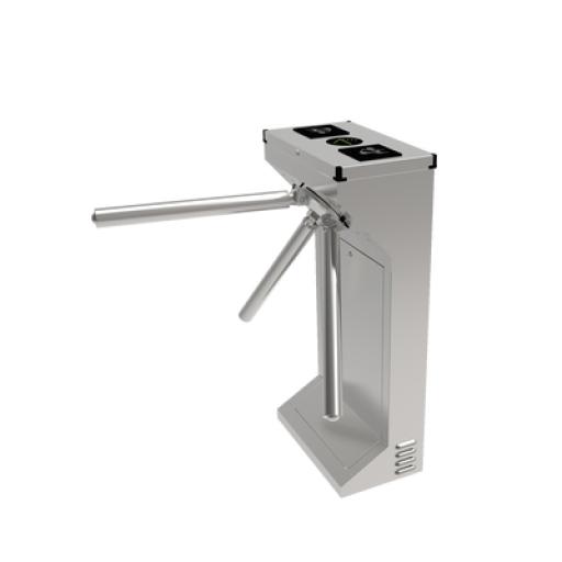 [ACCESSPRO_AP1000HDM] AccessPRO (MOTORIZADO, SIN CONTACTO),Torniquete Industrial en Acero Inoxidable, Bidireccional, USO RUDO, Espacio para Lectora de Proximidad