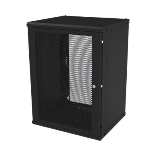 [LINKEDPROBYEPCOM_SR-1916-GFP-VR2] LINKEDPRO BY EPCOM Gabinete de Pared Fijo, Puerta Perforada, Rack 19" de 16 UR.