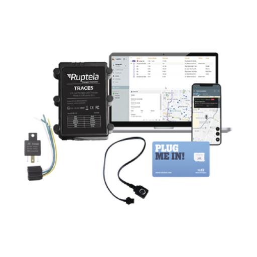 [RUPTELA_TRACE5PLUSKIT] Ruptela KIT Localizador Vehicular 2G y 4G IP67 / Rastreo / Conducción eficiente / Deteccion de Jammer / Ideal para motocicletas / Apagado remoto / Incluye SIM500MB2Y / 1 AÑO DE EPCOMGPS