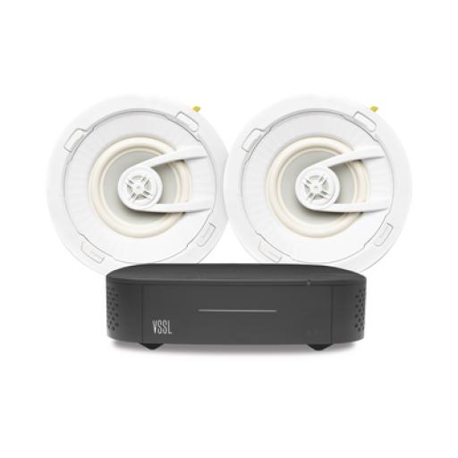 [VSSL_A1X/2CSG] VSSL KIT Amplificador VSSL A1X | 2 Bocinas para Plafón de 7in TruAudio G72
