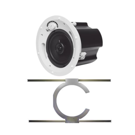 [TRUAUDIO_CL70V6UL/S] TRUAUDIO KIT de Bocina de Techo TruAudio de 6.5in CL70V6UL con Soporte de Acero Rígido para Techos Suspendidos