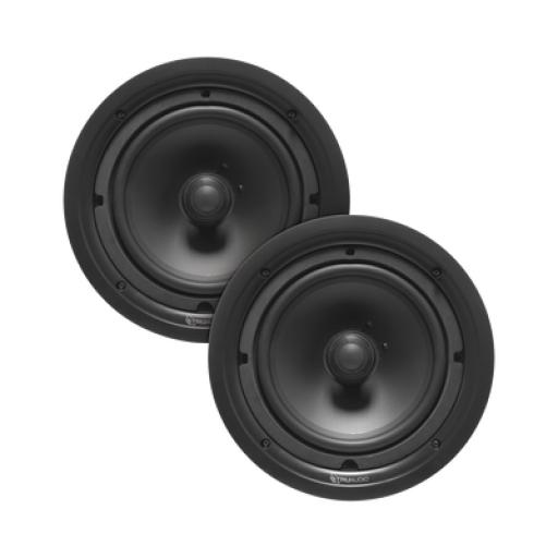 [TRUAUDIO_PP6/PAR] TRUAUDIO Par de Altavoces de techo de 2 vias | woofer de 6.5in | Tweeter de 1in | 90 watts | 8 Ohms