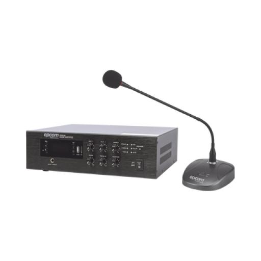 [EPCOM_SFB240/MIC] Epcom KIT de Amplificador de Audio de 240W Modelo SFB240 | más Micrófono de Escritorio Modelo SF621A