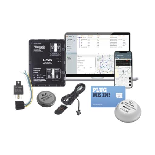 [RUPTELA_HCV5KITTEMP] Ruptela Kit de Localizador 4G LTE / Incluye MICROSIM30M2M +  datos por 1 mes + 1 EPCOMGPSMENSUAL + 12RELAY + Botón SOS + BLUEPUCKRHT
