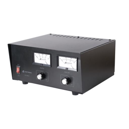[ASTRON_VS-35M] Astron Fuente de poder 13.8Vcc, 35A, lineal, voltaje y corriente variable con medidores