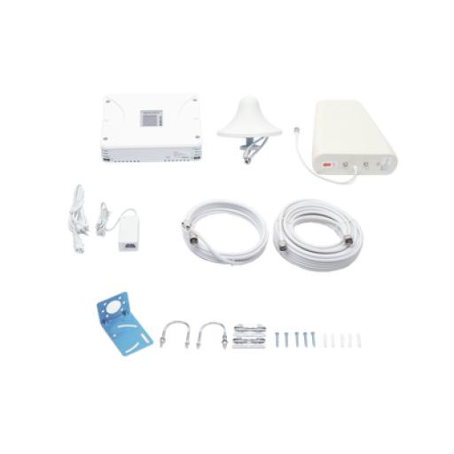 [EPCOM_EP20M-5B-FK] Epcom Kit Amplificador de Señal Celular 5G, 4G, 3G, VoLTE y Voz convencional. Funciona con Todos los Operadores. Soporta Múltiples Dispositivos y Tecnologías. Hasta 1200 metros cuadrados de Cobertura