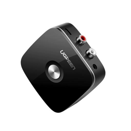 [UGREEN_30445] Ugreen Receptor de Audio Bluetooth 5.0 a RCA o Auxiliar 3.5mm / Tecnología EDR / Reconexión Automática / Hasta 10 m / Ideal para Conectar Celulares, o Tabletas hacia alguna Bocina o Sistema de Audio