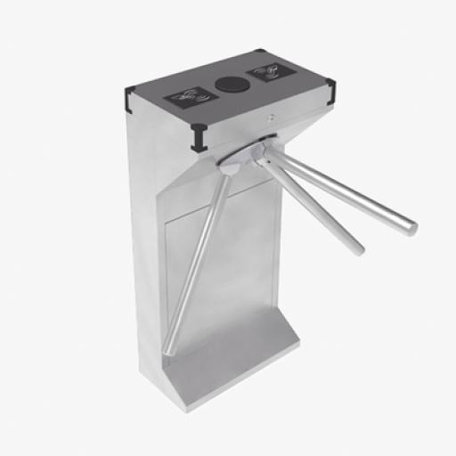 [ZKTECO_TS1000D] ZKTeco Torniquete Tripode / Bidireccional / Acero inoxidable / 30 personas por minuto / 1 Millon de ciclos