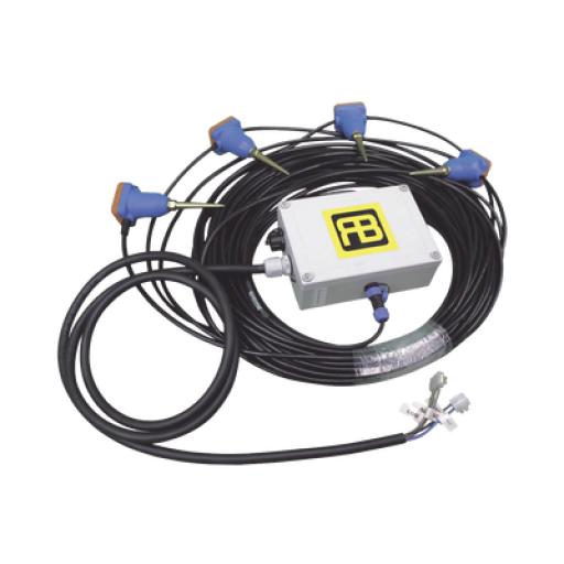 [RBT_SEISMODRC4] RBT SEISMO/Sistema de Seguridad Perimetral/ Instalación SUBTERRANEA/ 4 Detectores y hasta 40 metros de protección/ Salida de contacto seco / Caja IP67 / Incluye Software de Calibración / Integrable a un sistema de alarma