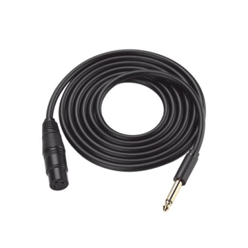 [UGREEN_20721] Ugreen Cable para Micrófono Plug 6.35 mm (1/4 Inch) Macho a XLR Canon Hembra / Núcleo de Cobre / 5 Metros / Alta Calidad / Color Negro