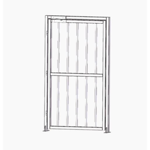 [ACCESSPRO_XD-100] AccessPRO Puerta Lateral Para Torniquetes de Acero Inoxidable