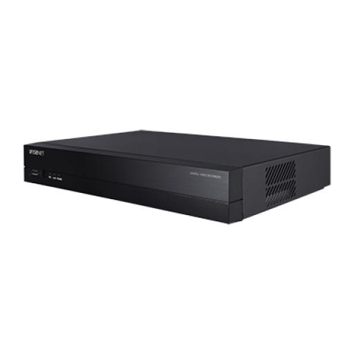 [HANWHA_HRX-434] Hanwha DVR 6 Canales 4 Analógicos + 2 IP hasta 8MP / Soporta  AHD, TVI, CVI, CVBS, IP / 4 Entradas y 1 Salida de Alarma / Wisenet P2P