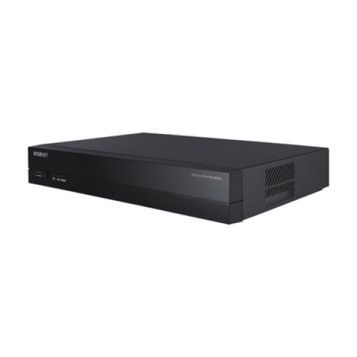 [HANWHA_HRX-434] Hanwha DVR 6 Canales 4 Analógicos + 2 IP hasta 8MP / Soporta  AHD, TVI, CVI, CVBS, IP / 4 Entradas y 1 Salida de Alarma / Wisenet P2P