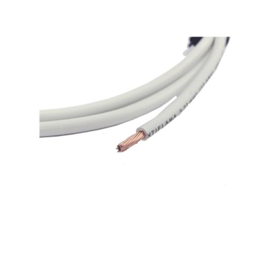 [INDIANA_SLY308WHT] Indiana Cable Eléctrico de Cobre Recubierto THW-LS Calibre 12 AWG 19 Hilos Color Blanco (Venta por Metro)