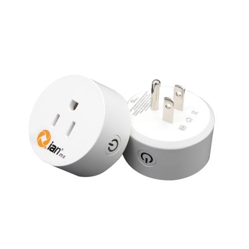 [QIAN_SH1800] Qian ENCHUFE INTELIGENTE QIAN WIFI DAKAI ALEXA/GOOGLE HOME (2pzas) (SH1800)
