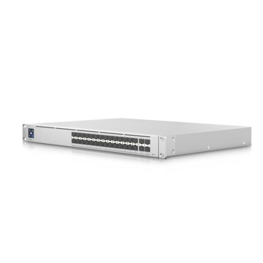 [UBIQUITINETWORKS_USW-PRO-AGGREGATION] Ubiquiti Networks UniFi Switch PRO Aggregation Capa 3 para fibra óptica con 28 puertos SFP+ (10G) y 4 puertos SFP28 (25G), pantalla informativa