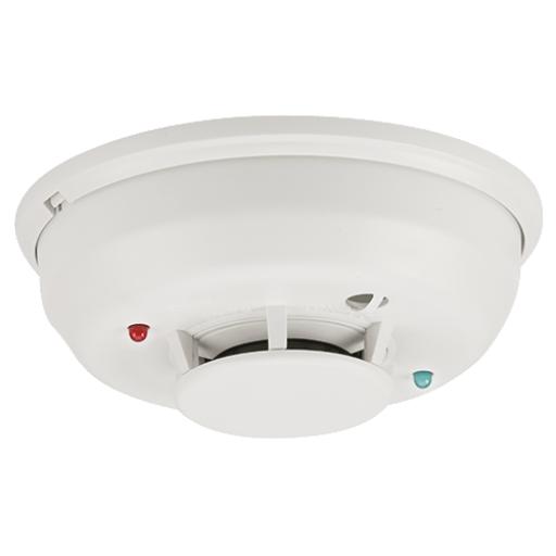 [SYSTEMSENSOR_4W-TARB] System Sensor Detector Fotoeléctrico de Humo de 4 Hilos con Sensor de Temperatura, Sirena Interconstruida y Relevador, Serie i3