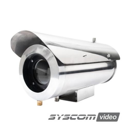 [SYSCOMVIDEO_SHL-7013-04] SYSCOM VIDEO Gabinete para Cámaras Tipo Box (Profesional) / Para Altas Temperaturas (hasta 250º C) / Sistema de Enfriado por Agua