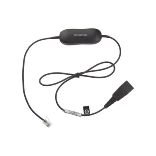 [JABRA_GN-1200-S] Jabra Jabra GN1200 cable con conexión QD y RJ-9 (88001-99)
