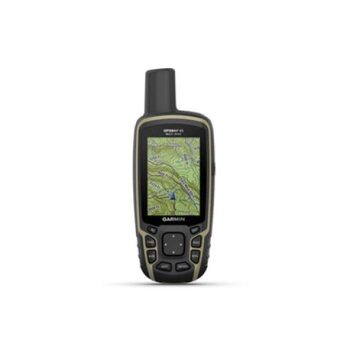 [GARMIN_10-02451-00] Garmin GPS portátil GPSMAP 65 con pantalla a color, almacenamiento interno de hasta 5,000 puntos, memoria interna de 16 GB, resistente al agua IPX7.